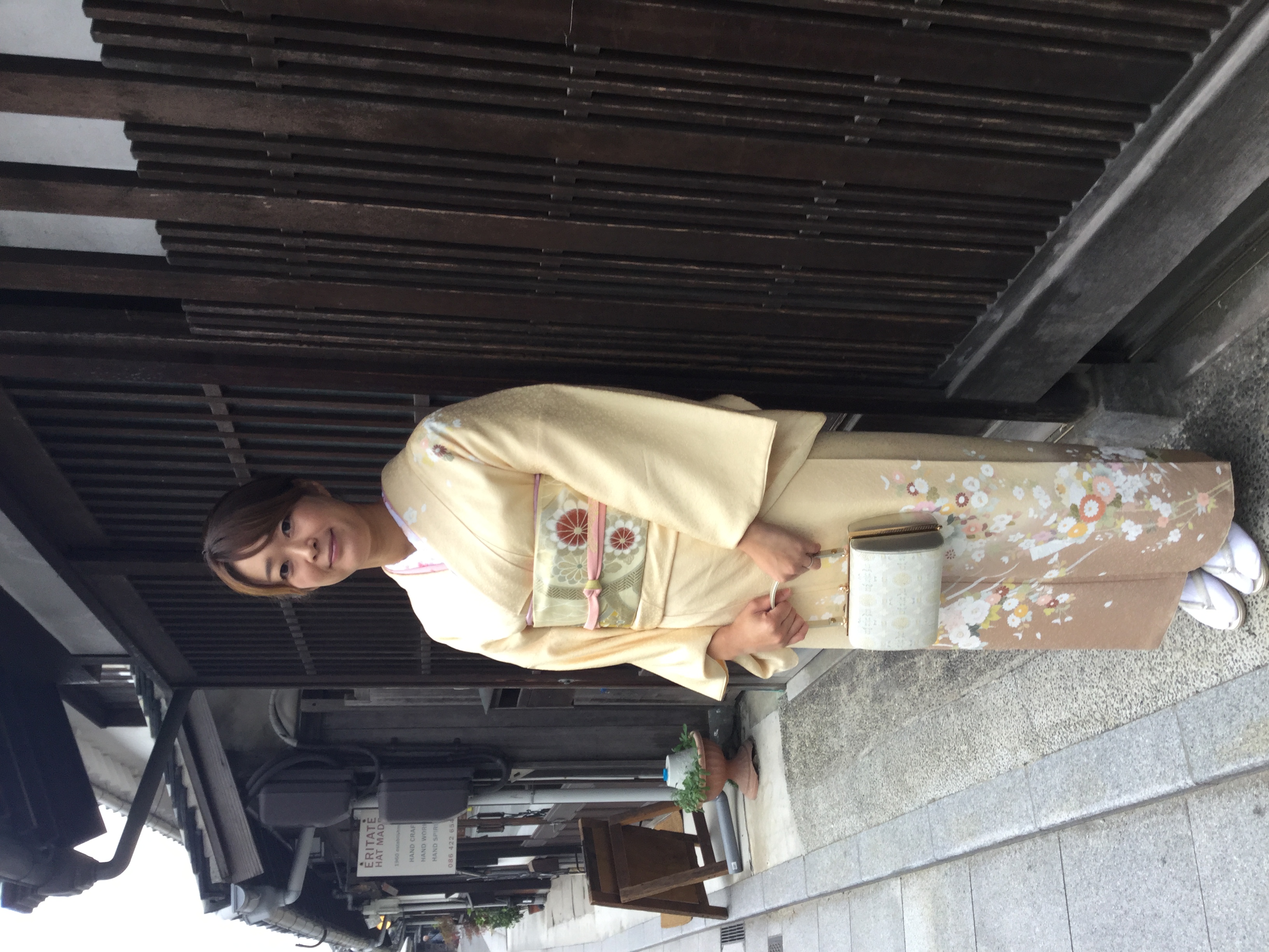 訪問着のお客様が来られました！