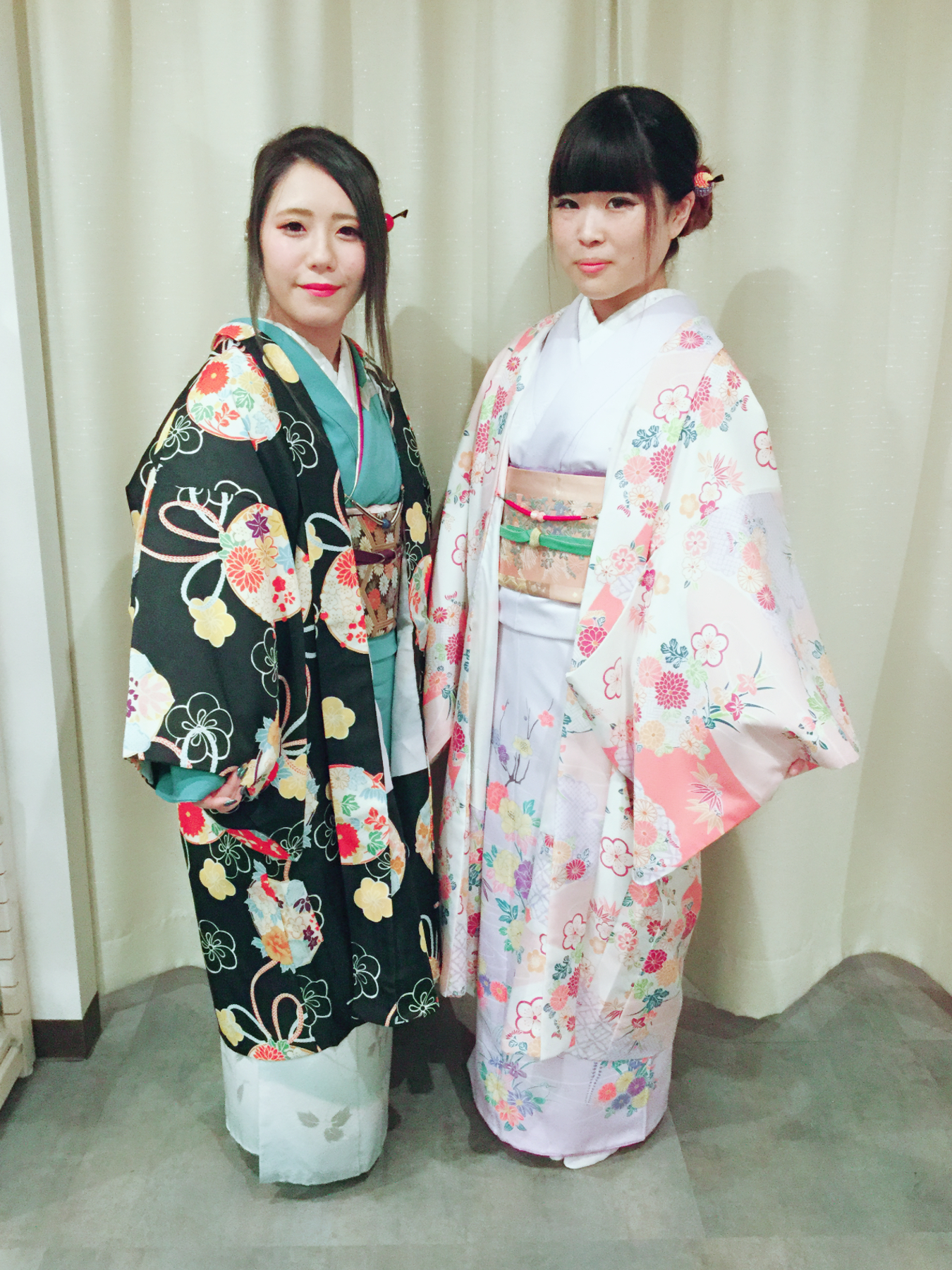 羽織で素敵な着姿に(*´∇｀*)