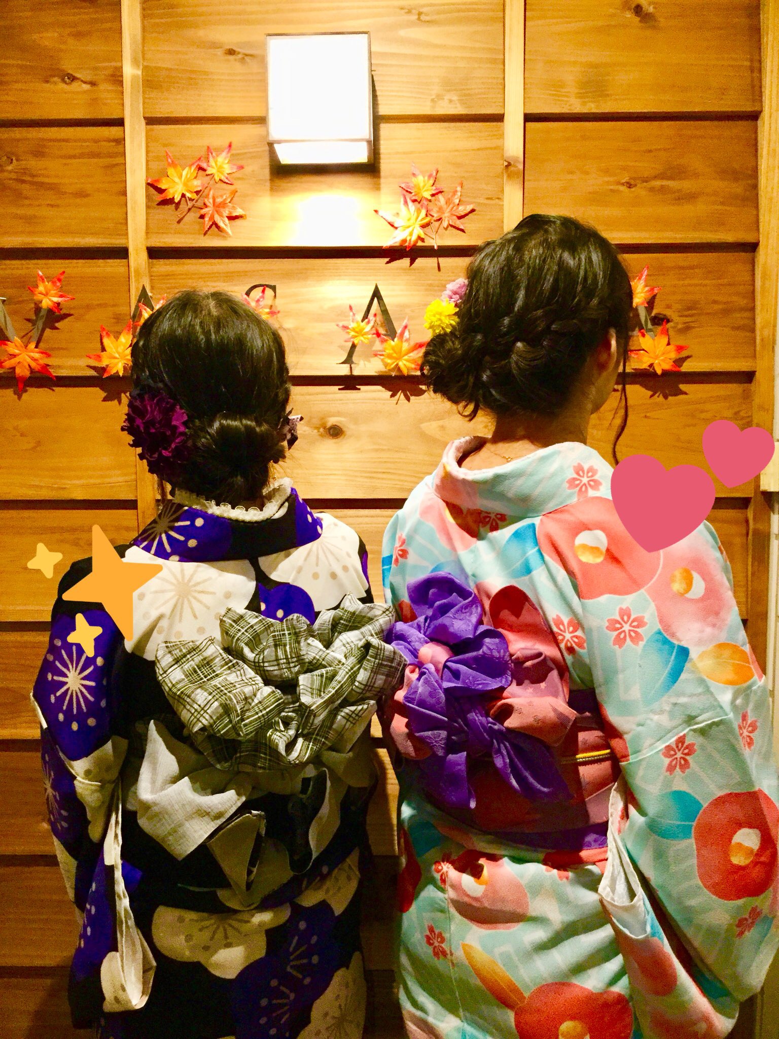 半幅帯のアレンジ(﹡ˆ﹀ˆ﹡)♡