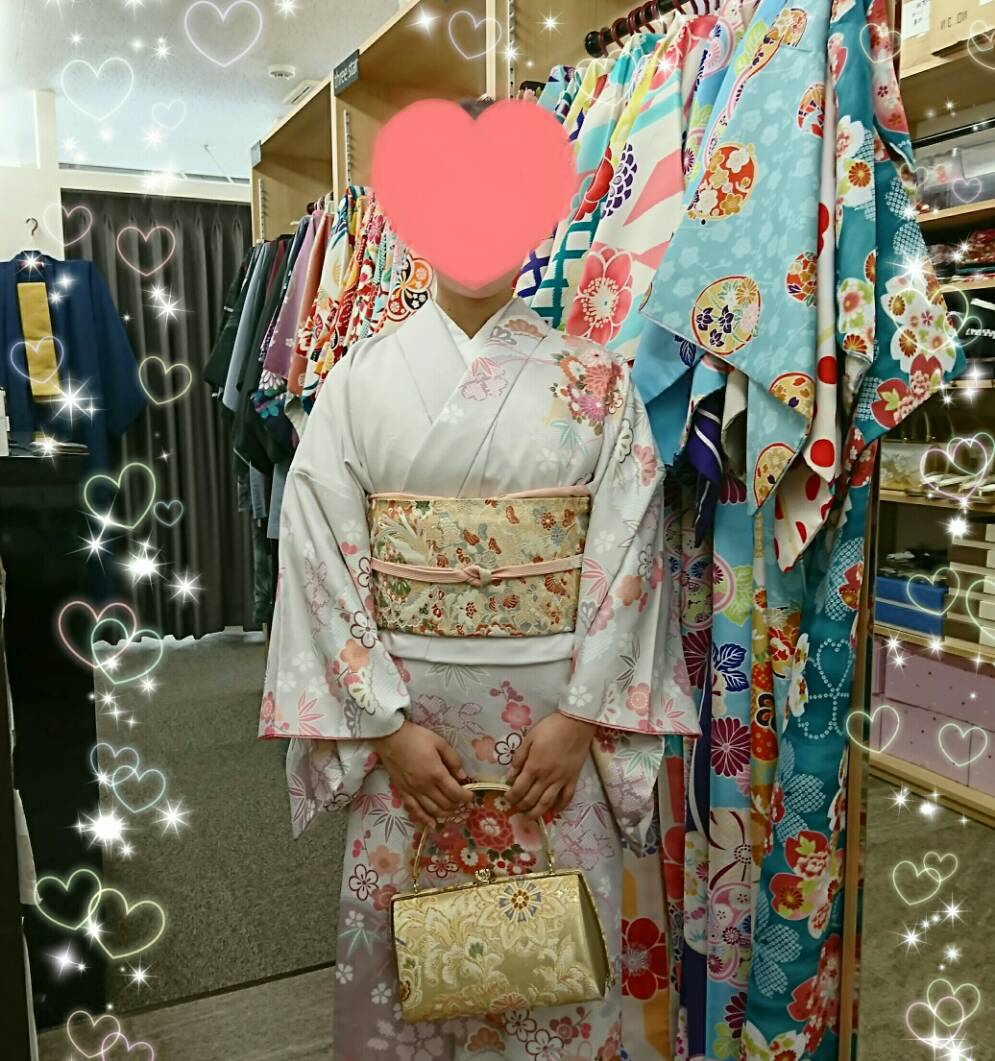 訪問着で結婚式参列～♪｜着物レンタルVASARA渋谷店