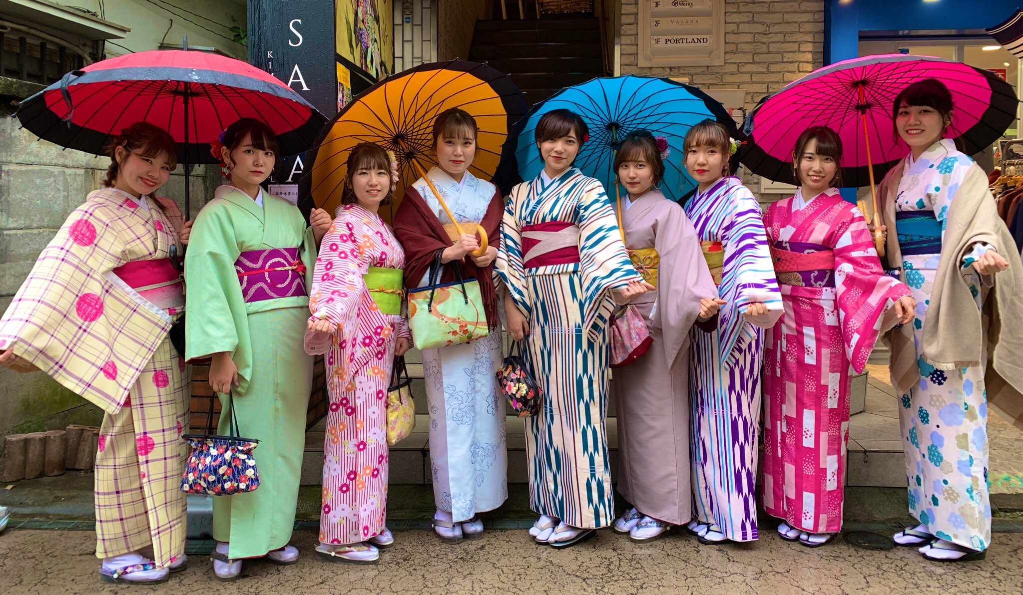 着物で大集合☆鎌倉女子旅.+*:ﾟ+｡.☆