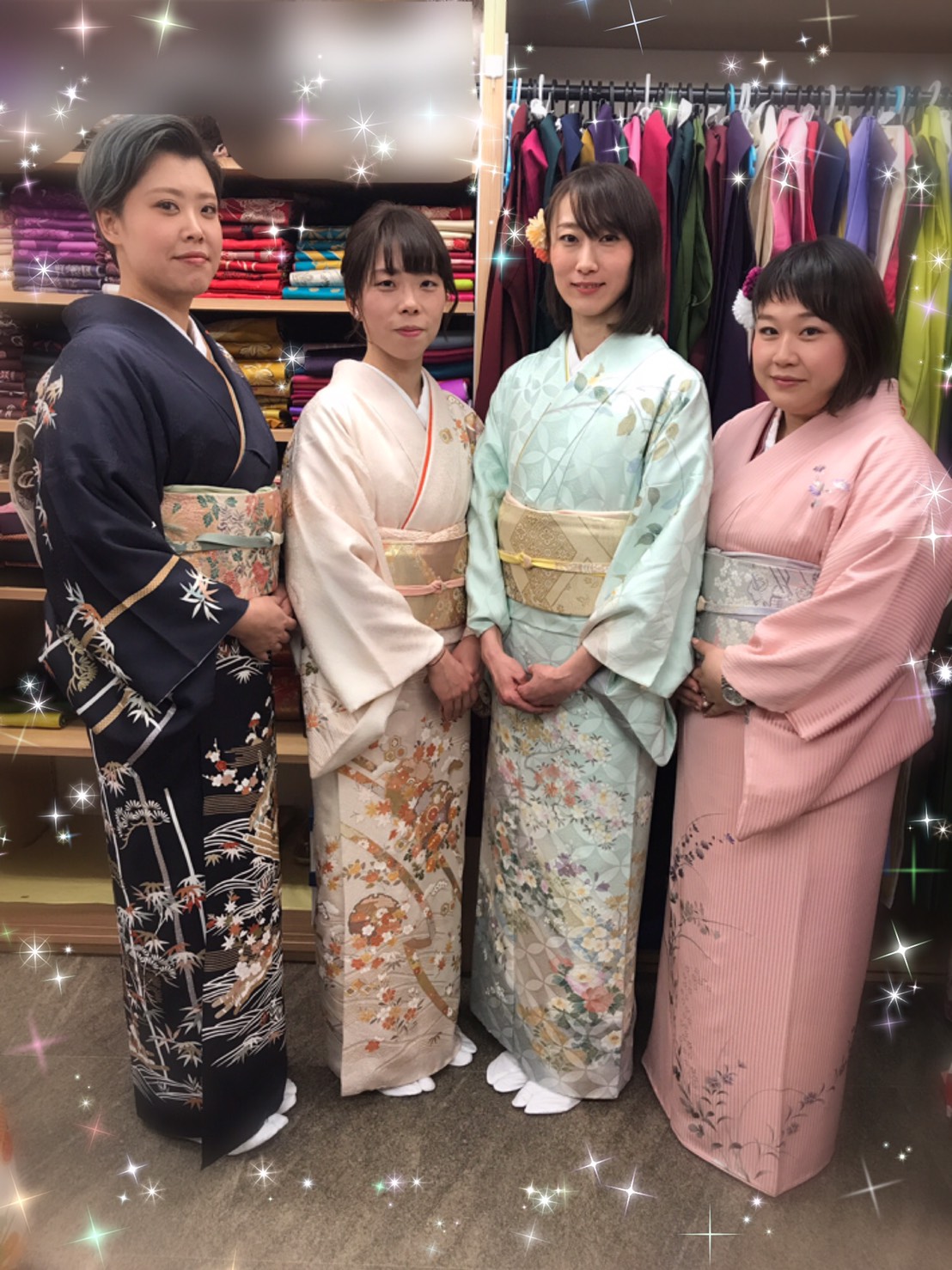 みんなで結婚式へ♪♪｜着物レンタルVASARA渋谷店
