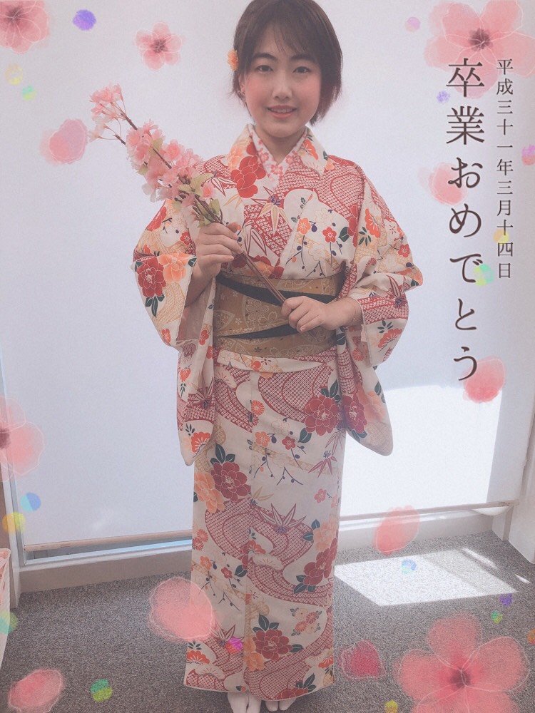 着物で卒業式(*^^*)｜着物レンタルVASARA渋谷店