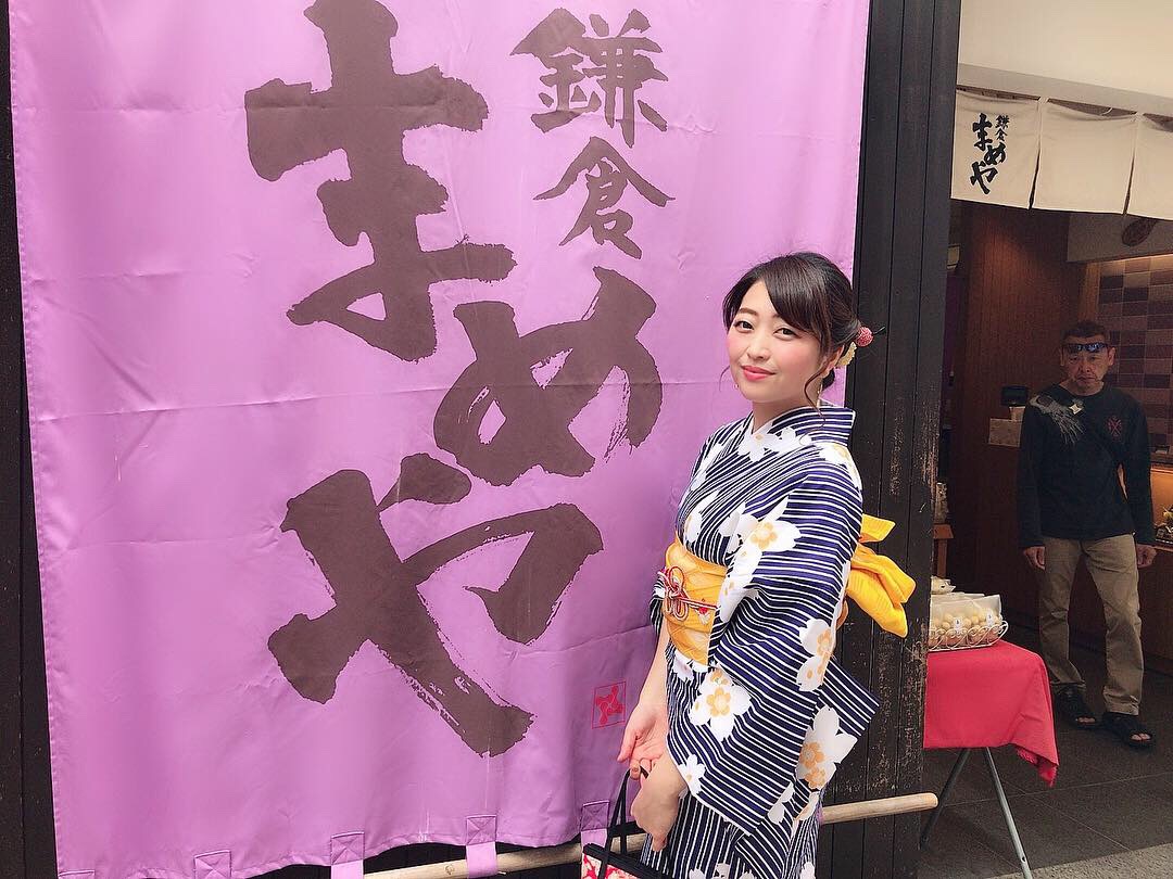 着物で鎌倉散策♪
