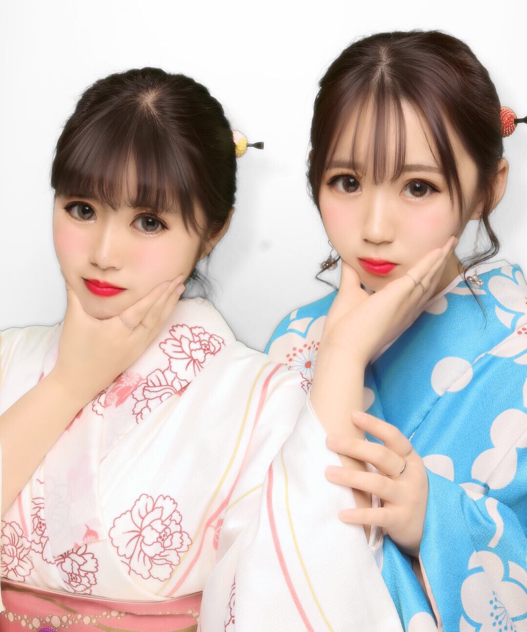 浴衣でプリクラ大人気♡