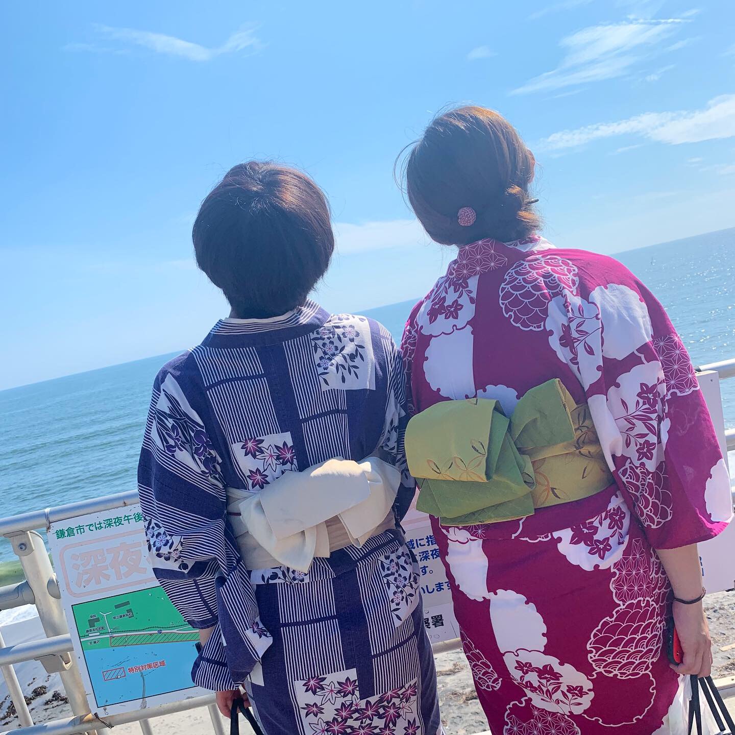 浴衣で鎌倉の海を眺めませんか☆
