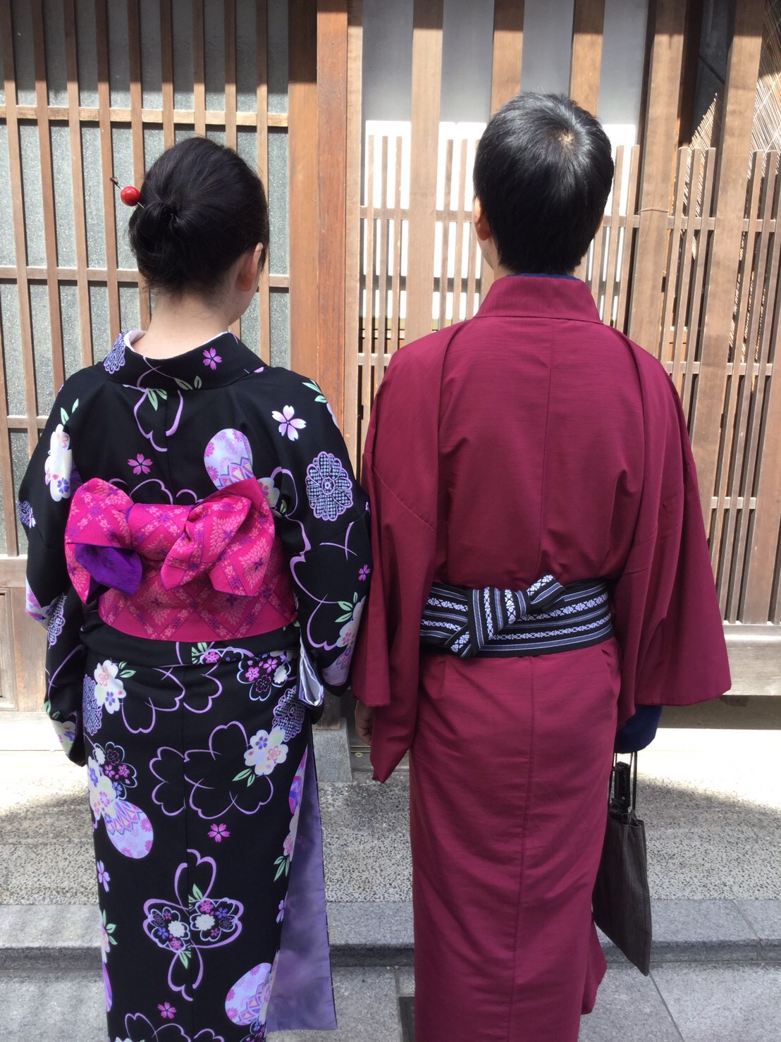 着物で美観地区散策