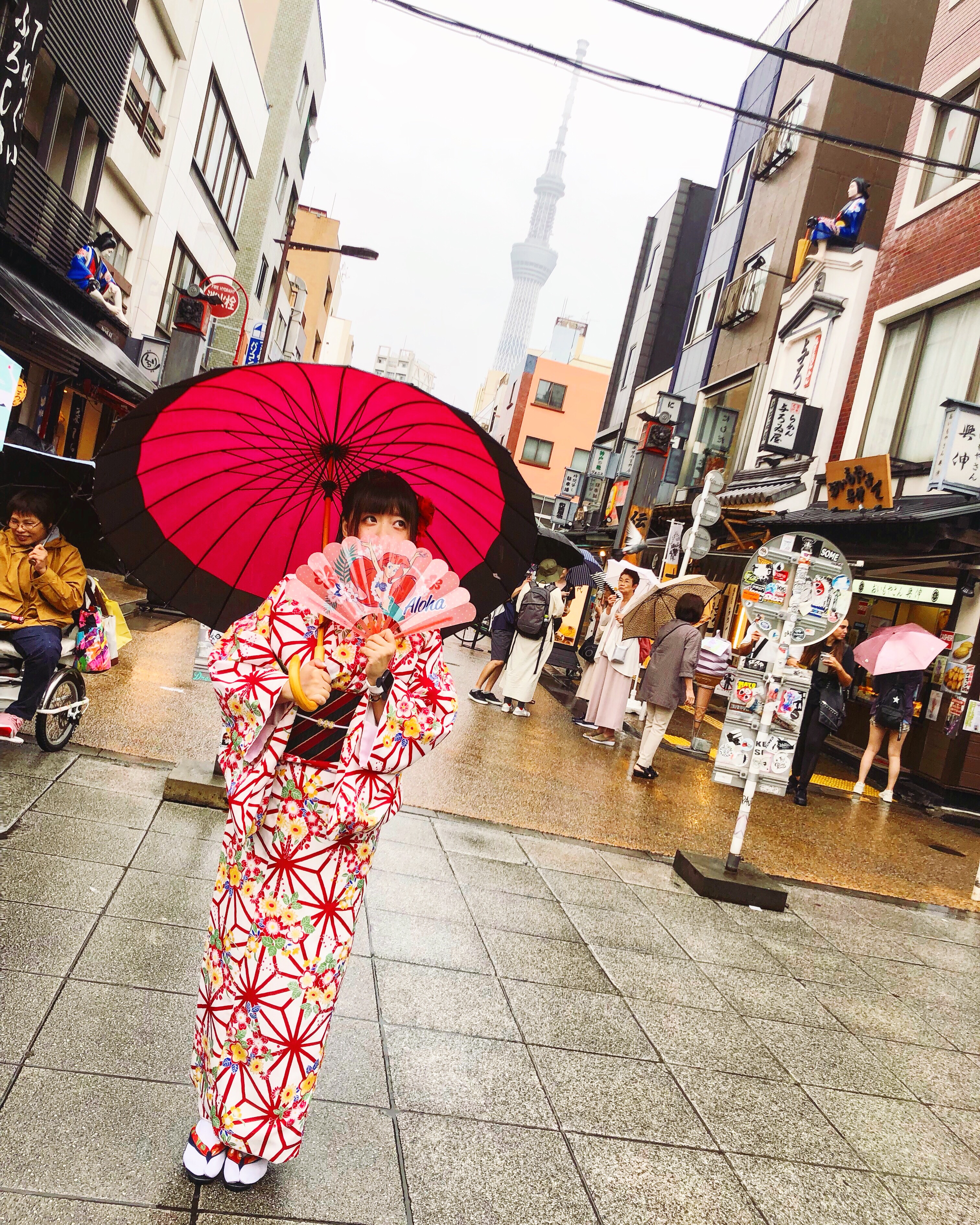 雨の日も安心(*'ω'*)