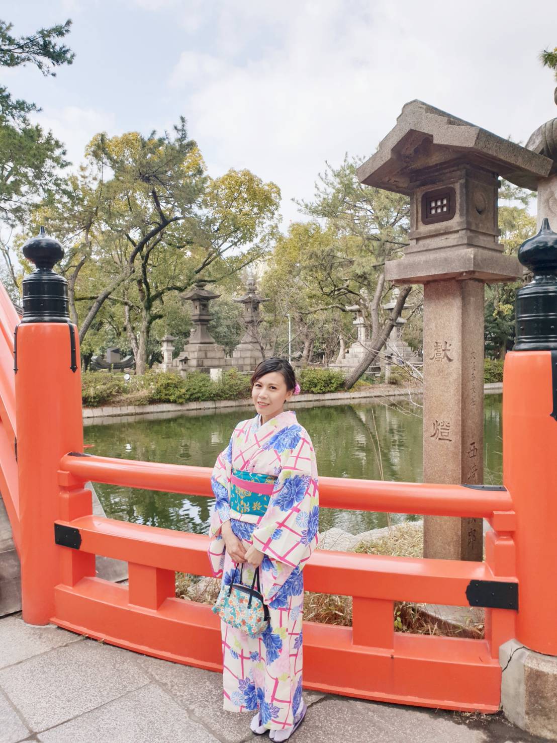 着物で初詣(^^♪