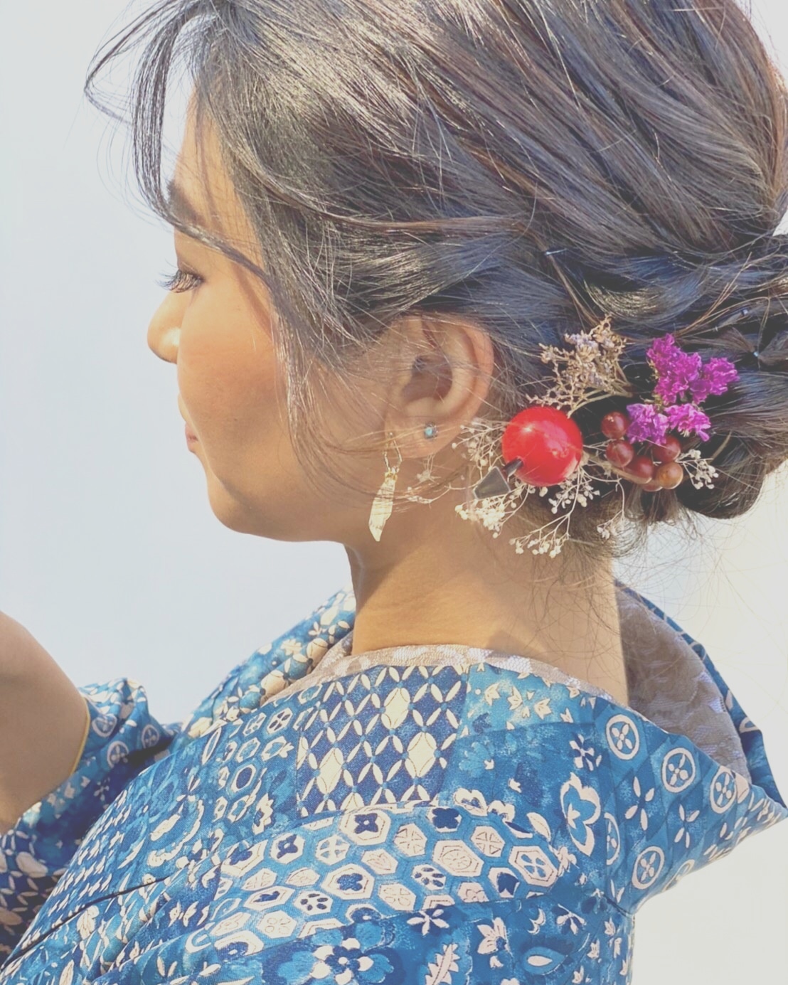 ヘアアレンジも♪
