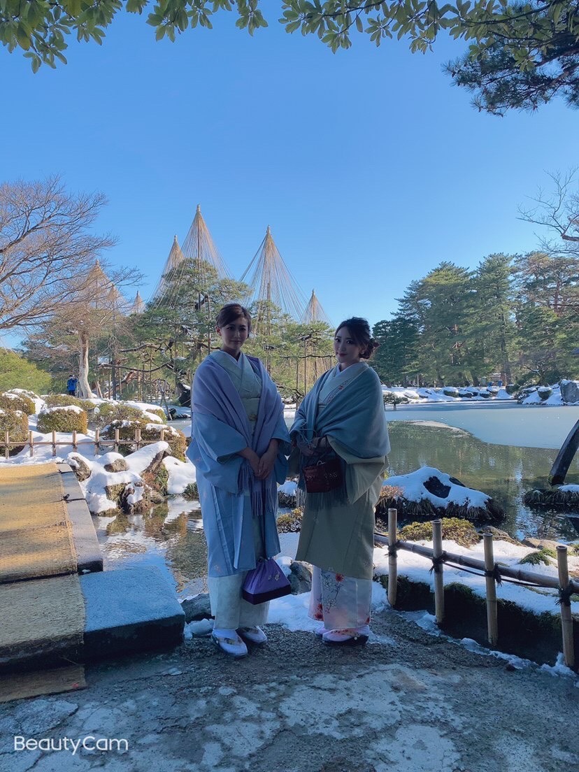 ナイスタイミング兼六園☃