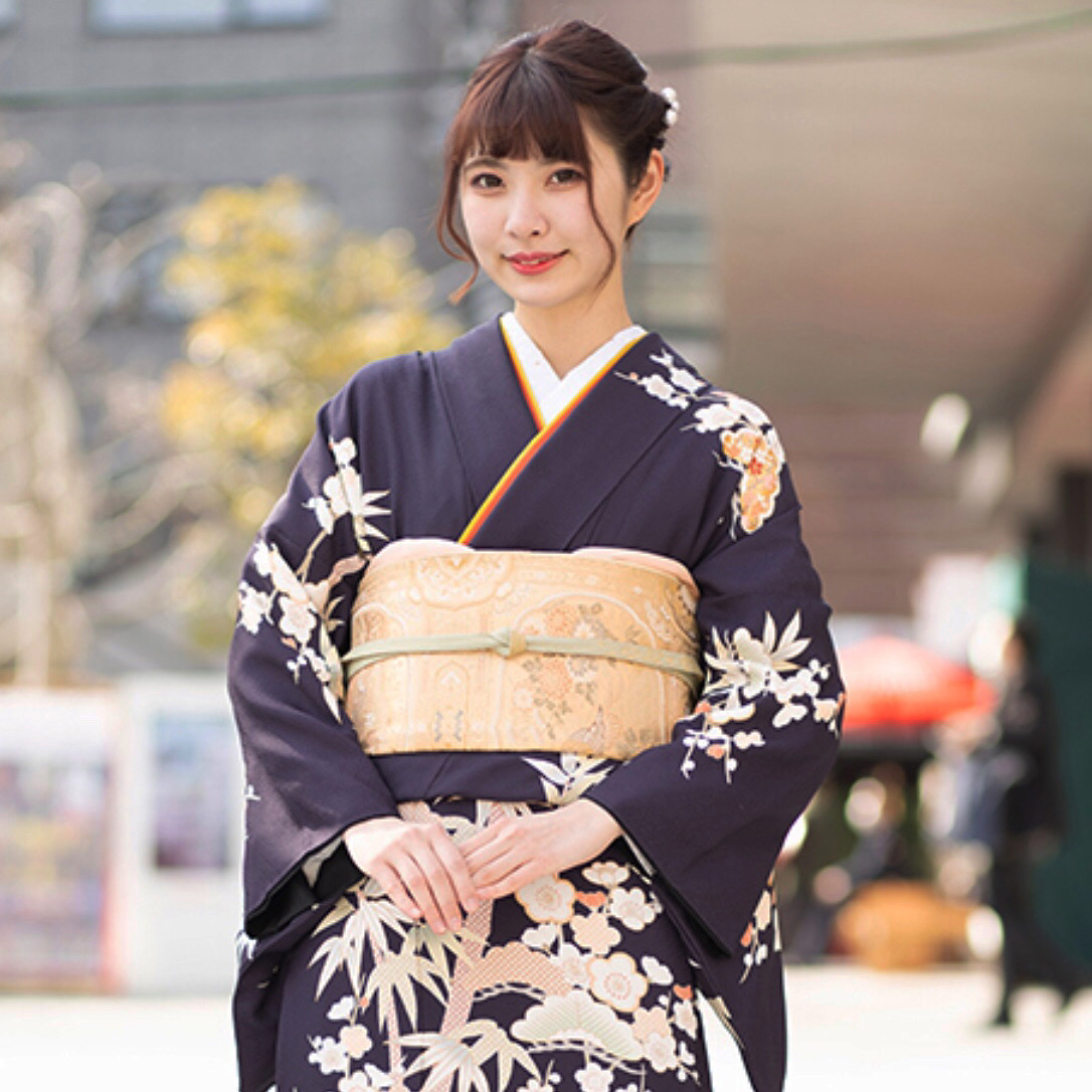 訪問着で入学式へ!
