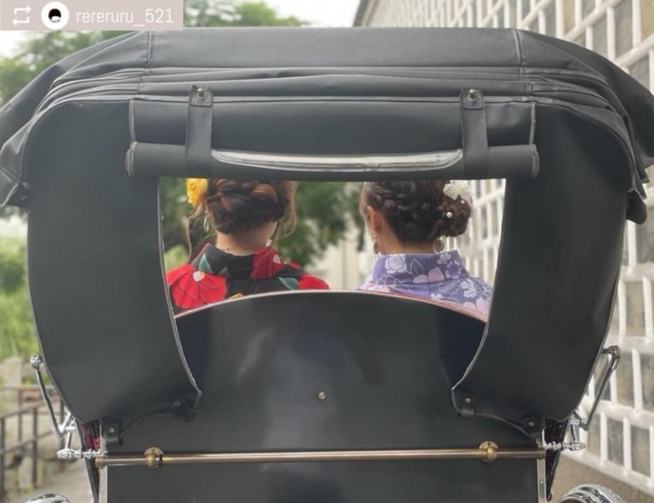 人力車からの眺めは最高♪