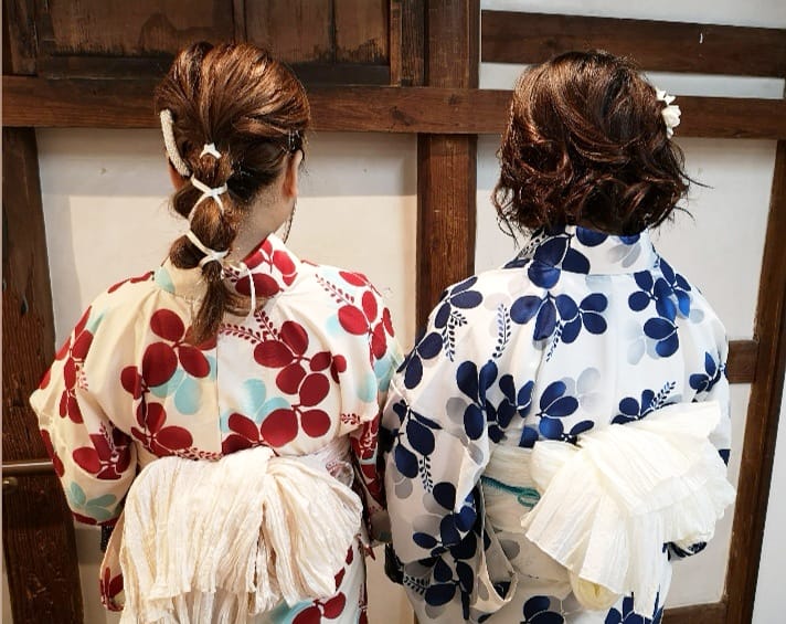 ヘアも可愛く♪