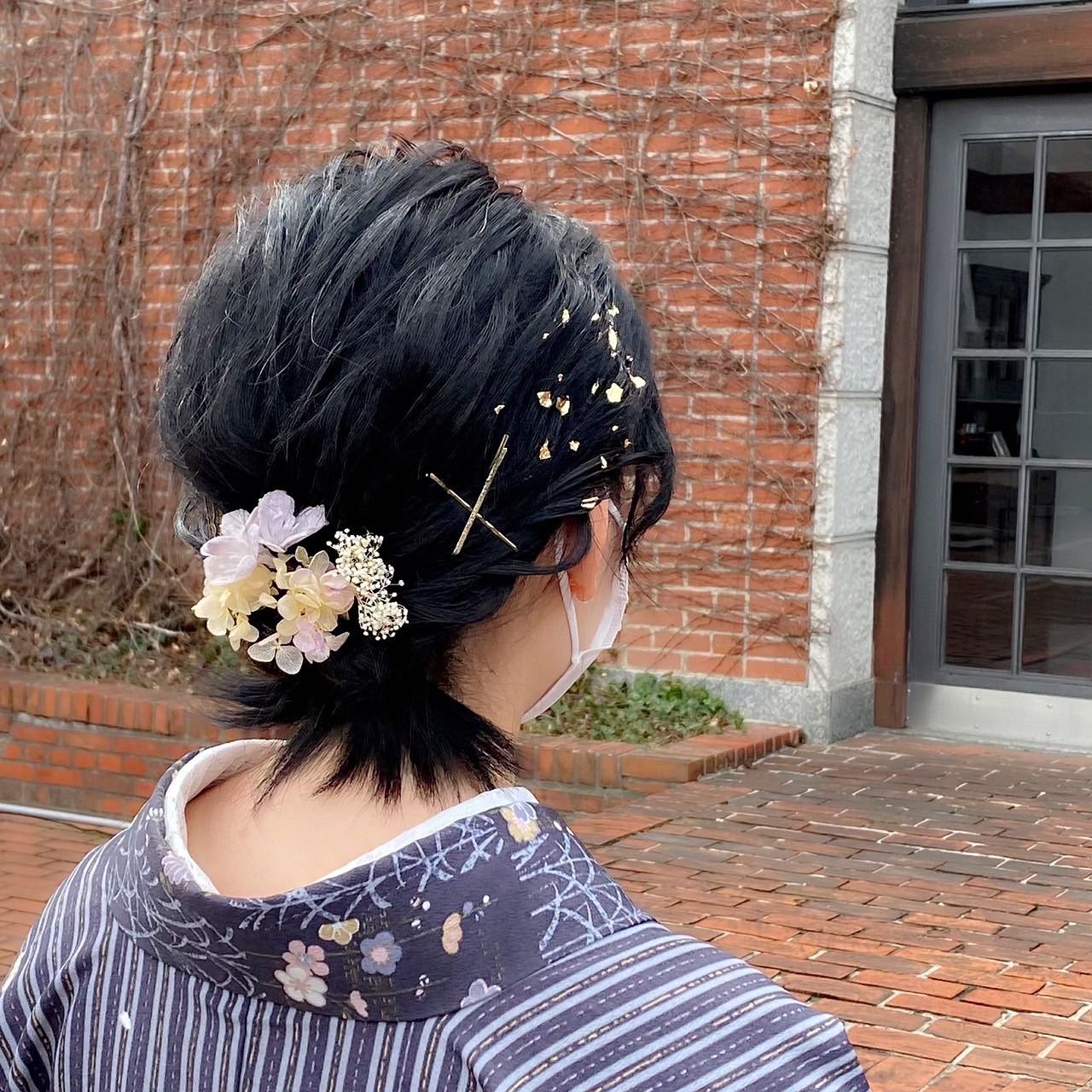 ボブで可愛くアレンジ♡