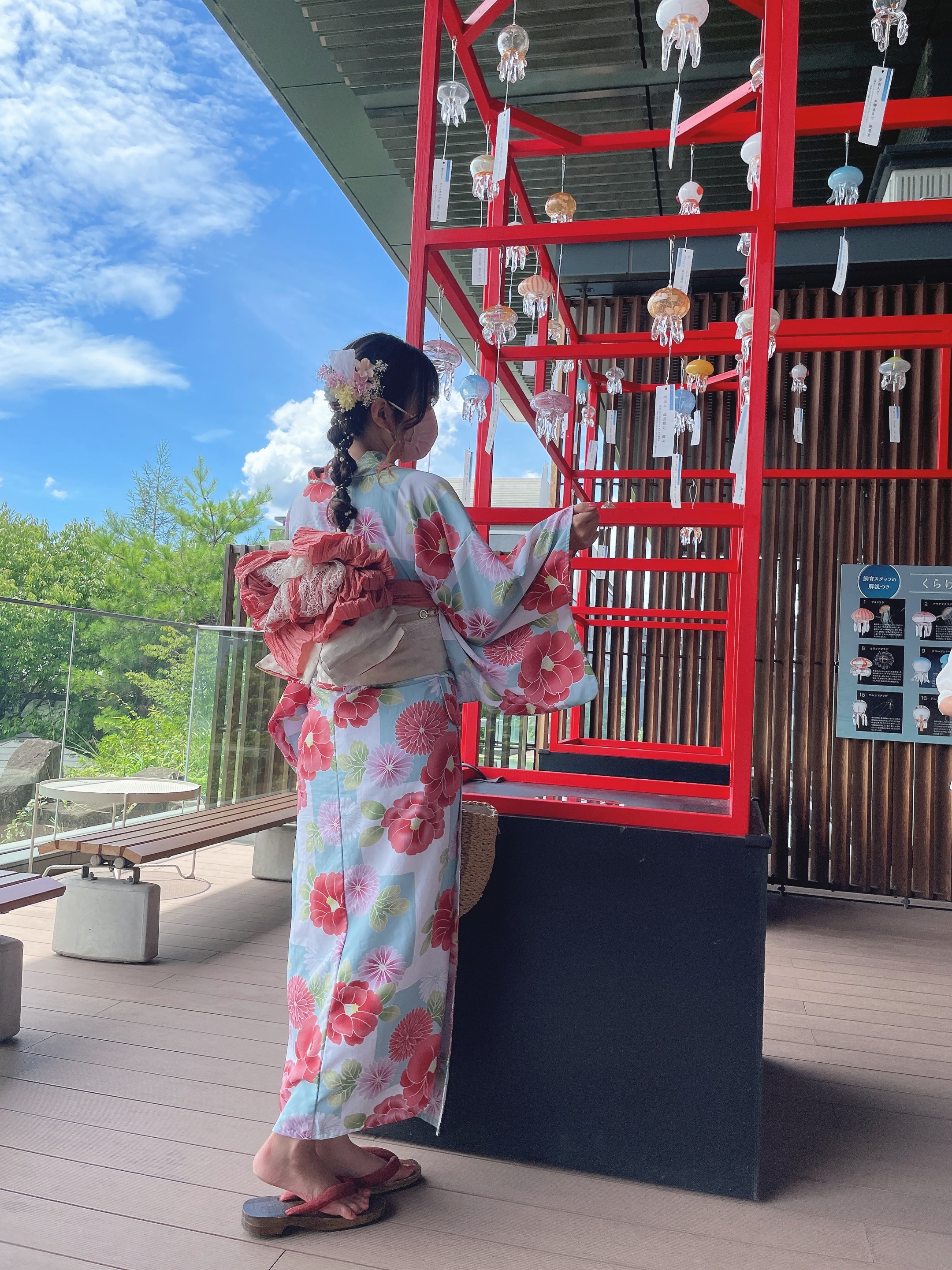 ⚘⚘ くらげ の風鈴× 浴衣⚘⚘ 