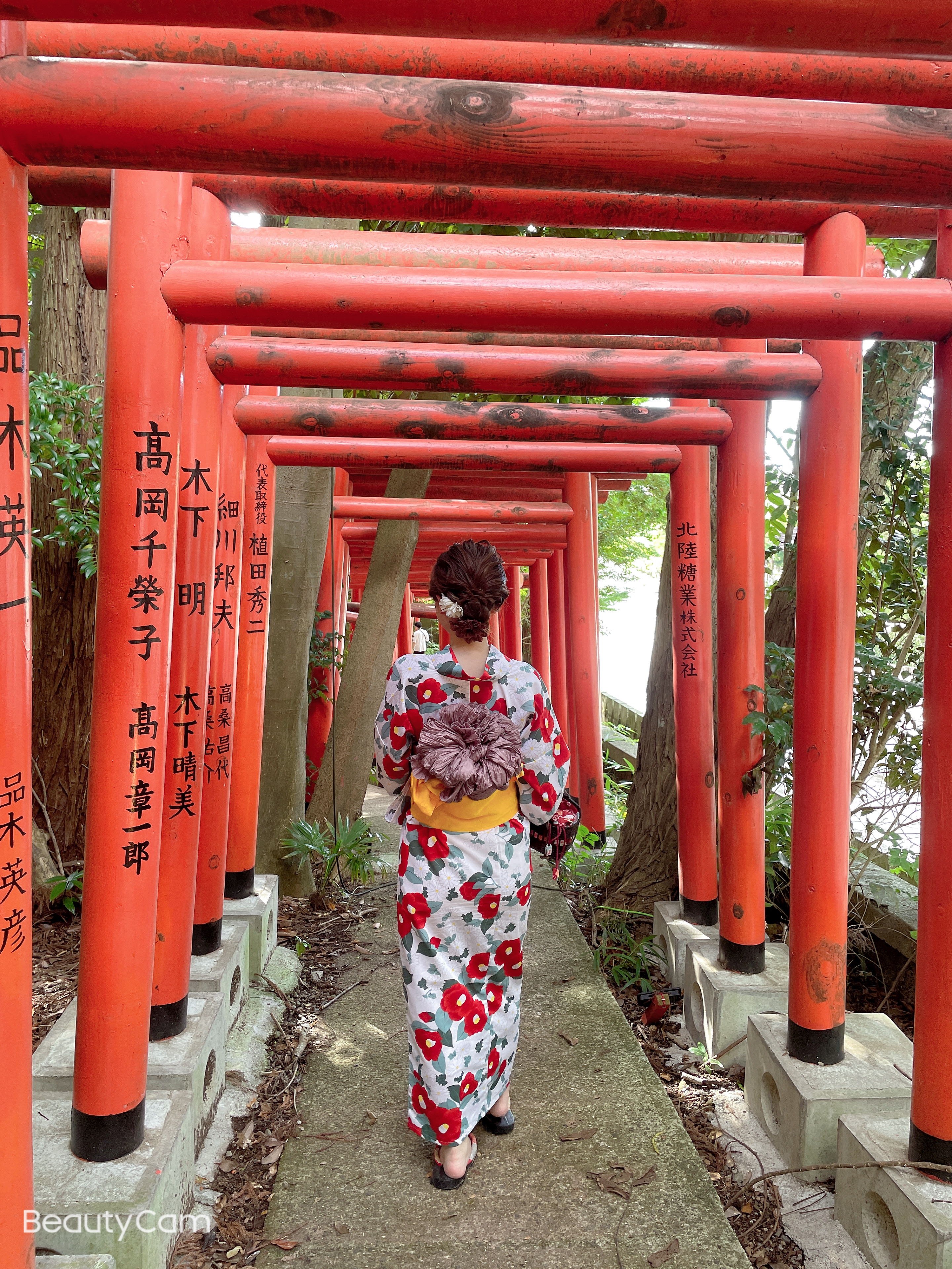 石浦神社にて