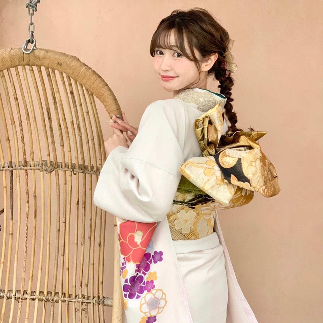 新年会もお着物で♡