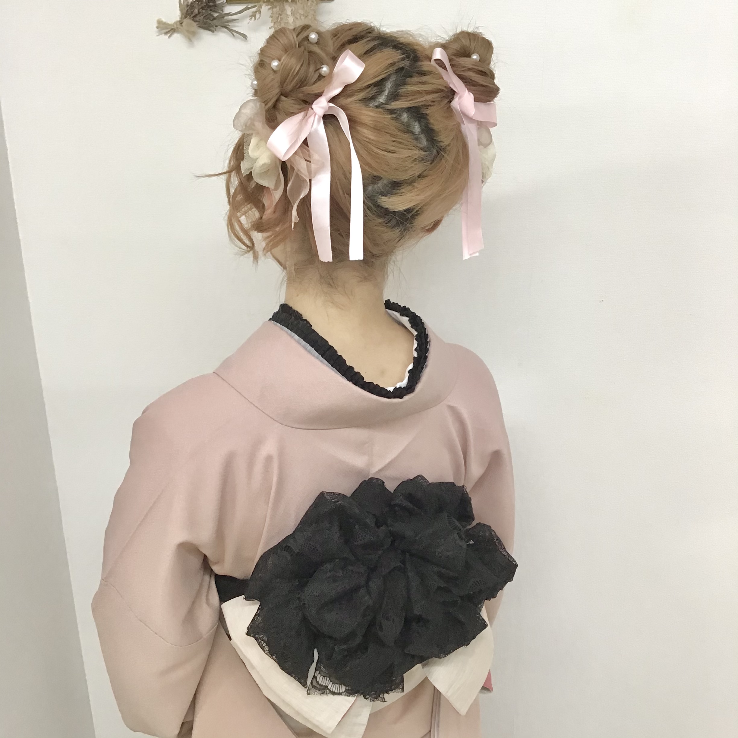 pink × White