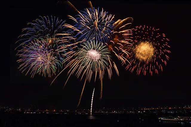 The store is conveniently located near the station and has excellent access to the fireworks venue!