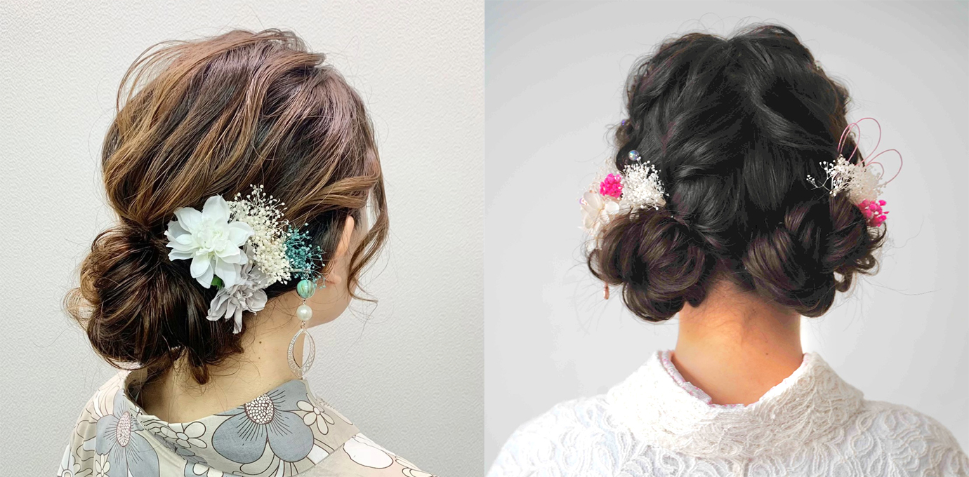 ヘアスタイリング例