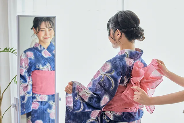 Dressing and hair styling can be completed in as little as 45 minutes!