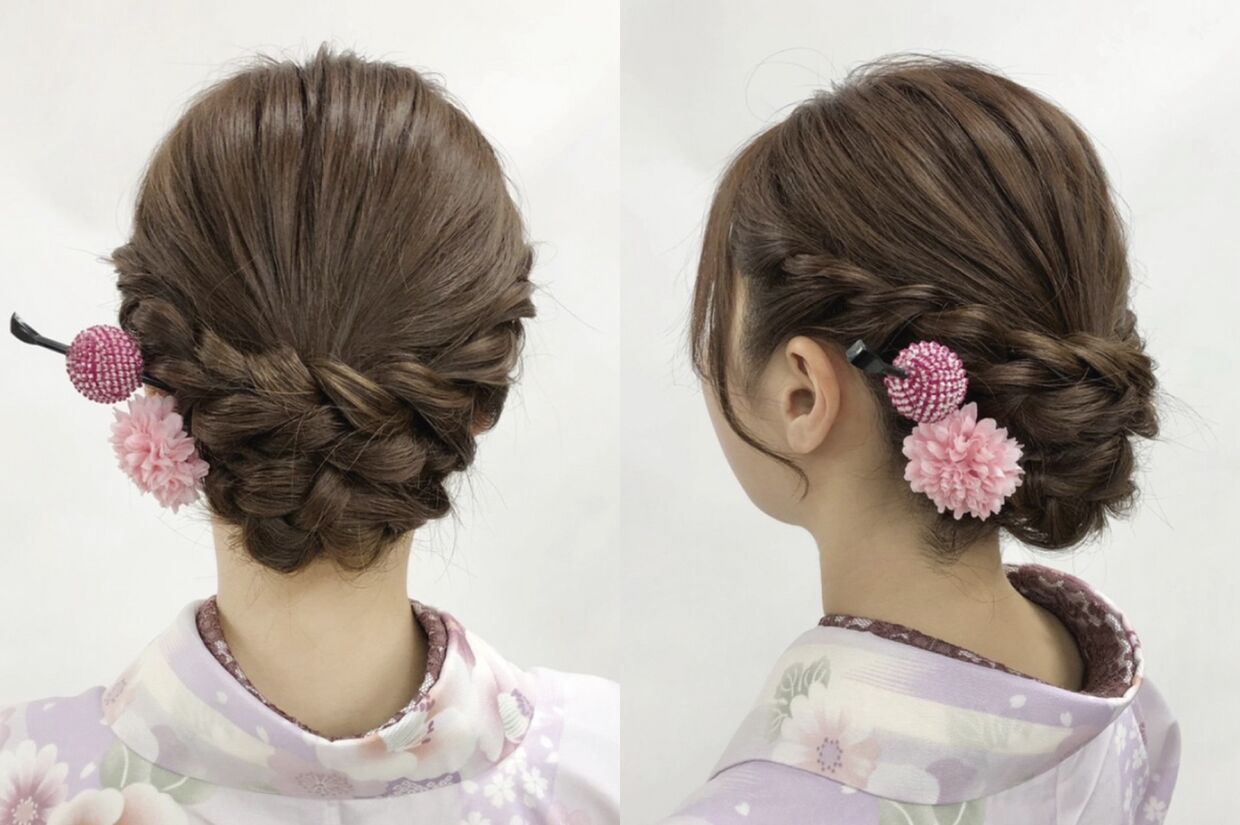 Paid Hairstyle Catalog: Popular Styles (Kimono Rental VASARA)