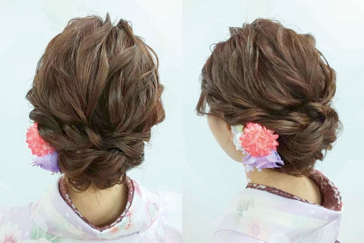 Paid Hairstyle Catalog: Popular Styles (Kimono Rental VASARA)