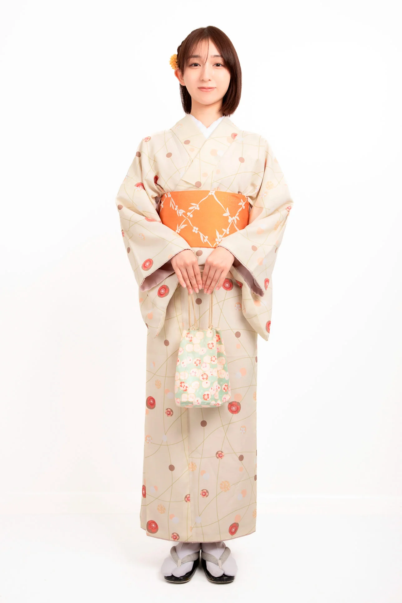 Kimono rental: Komon Standard (VASARA)