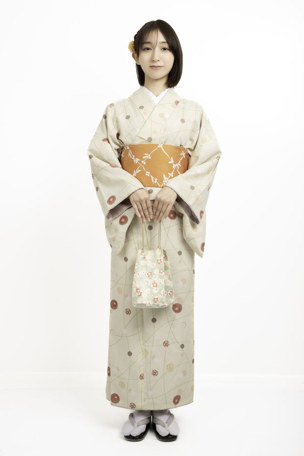 Kimono rental: Komon Standard (VASARA)